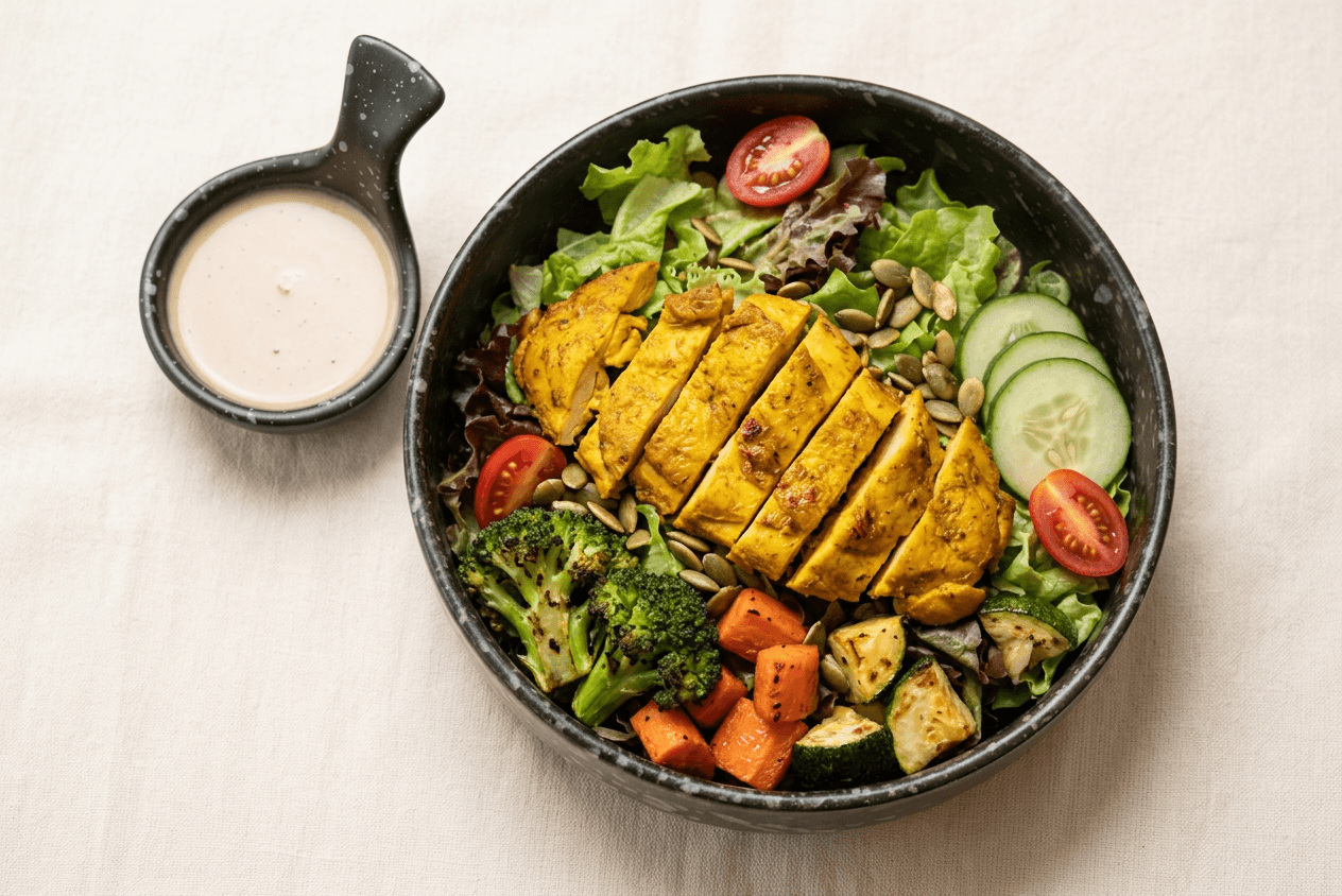 Preview of Turmeric-Ginger Chicken Chopped Salad